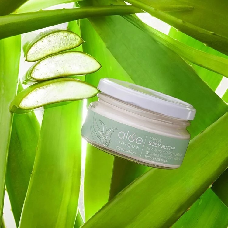 aloe unique 優尼客 乳木果滋潤乳霜 200ml-細節圖2