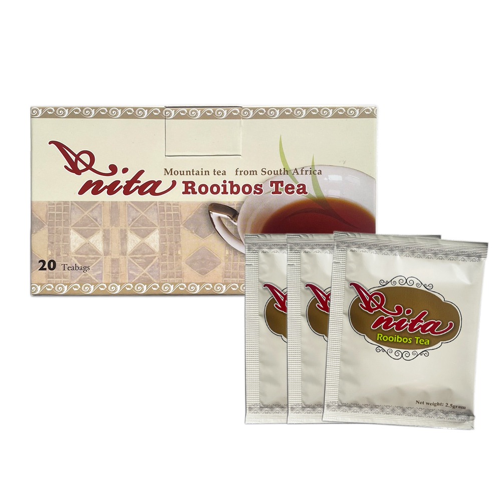 南非 國寶茶 Rooibos tea 茶包 20包/盒 無咖啡因 博士茶-細節圖2