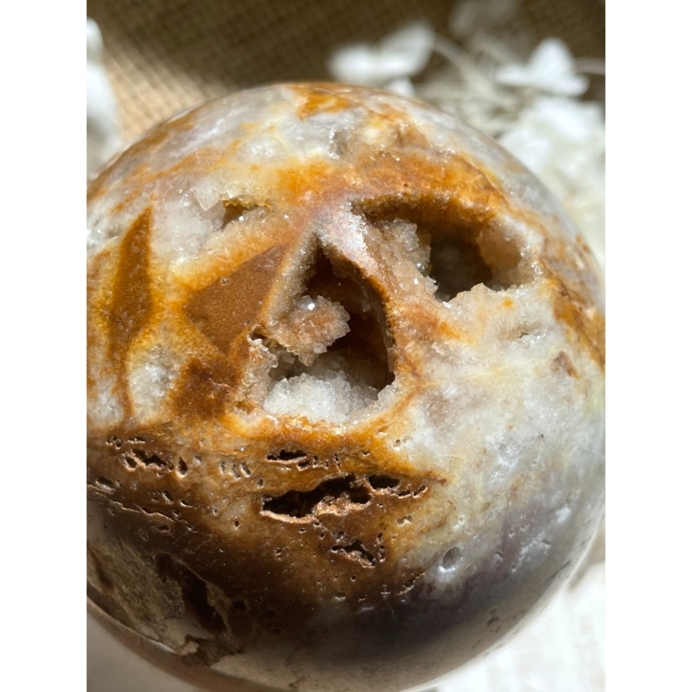 閃鋅礦 閃鋅球 肉桂棕 6.5cm 砂糖晶球 提高感知 創造力-細節圖2