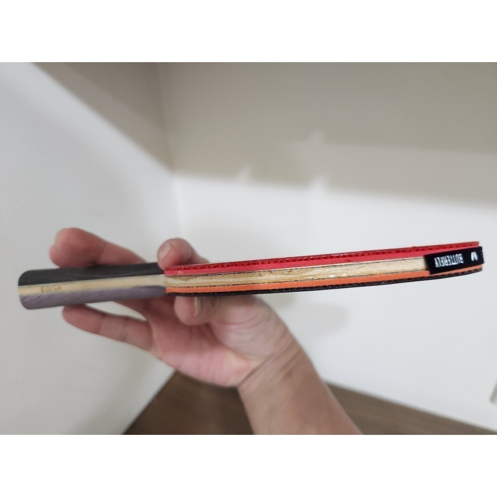 2手拍 紅雙喜 勁極6 VIS結構 FL 含拍套-細節圖5