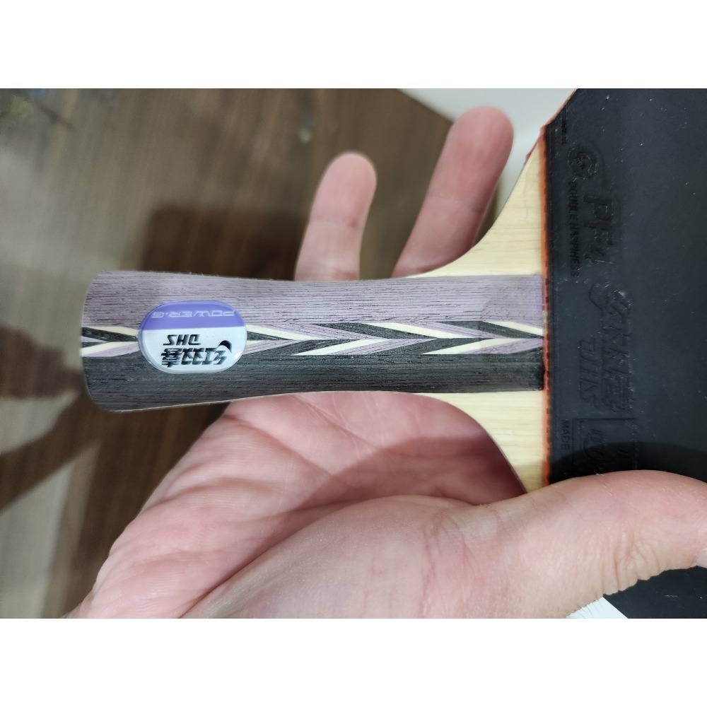 2手拍 紅雙喜 勁極6 VIS結構 FL 含拍套-細節圖6