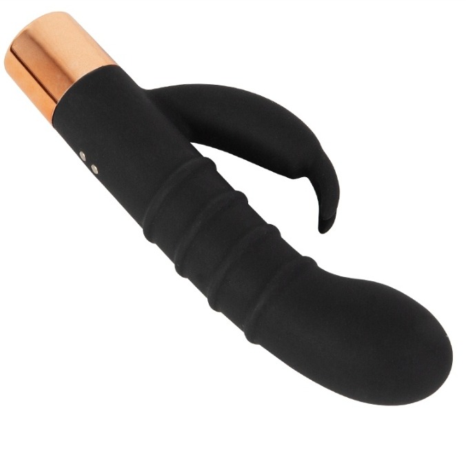 初心者 變頻 震動按摩棒-G點兔兔 螺紋型-細節圖4