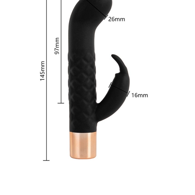 初心者 變頻 震動按摩棒-G點兔兔 鑽石-細節圖5