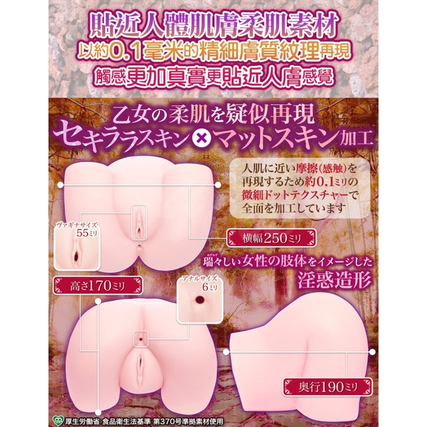 日本MACCOS 淫惑迷宮 3.8kg 獨立雙穴 自慰器飛機杯-軟版【贈 謎片群】-細節圖2