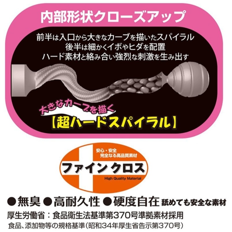 日本TH 自行車女子 HARD 螺旋夾吸 緊緻自慰器【贈 謎片群】-細節圖3