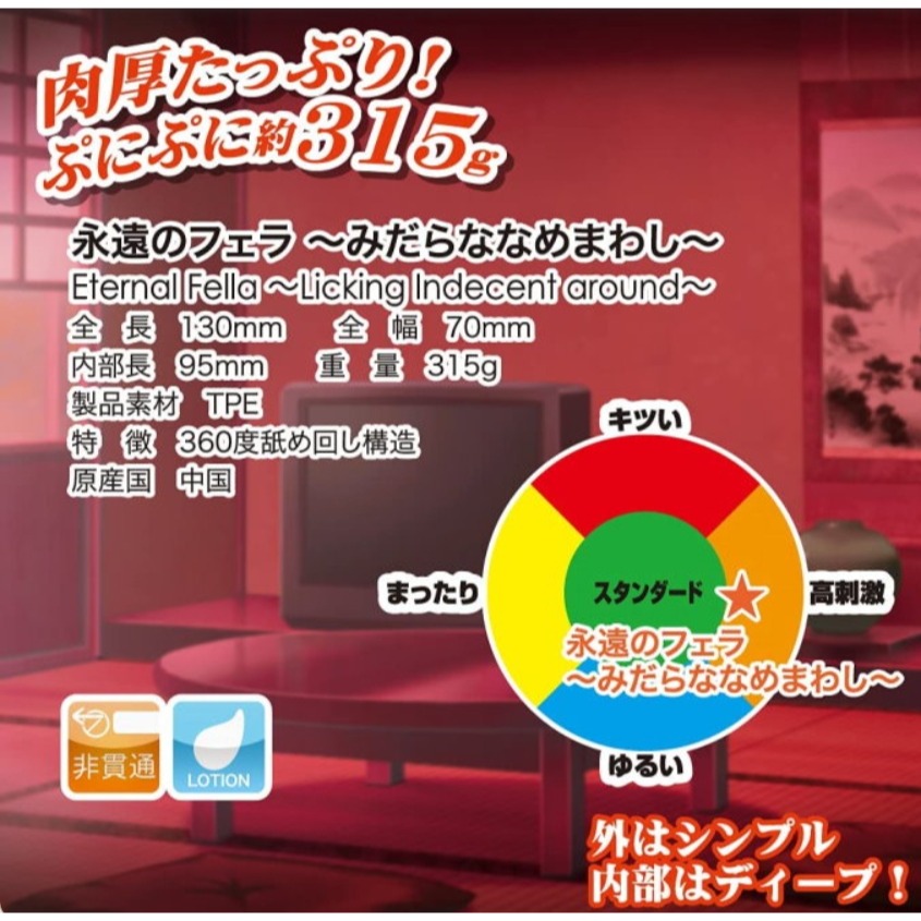 日本TH 永遠の口交 淫蕩舔舐 夾吸自慰器【贈 謎片群】-細節圖4