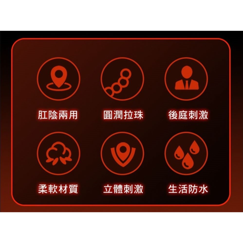 肛陰兩用 圓潤易入體 透黑 吸盤肛塞-驚雷-細節圖3