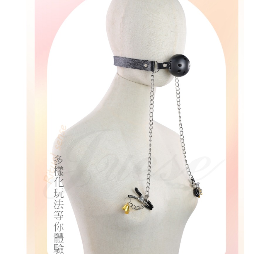 BDSM 色慾金鈴 口球乳夾-細節圖6