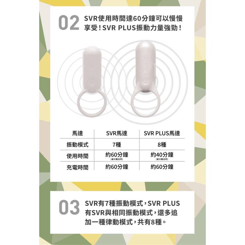 TENGA SVR PLUS+ 巧振環-白-細節圖6