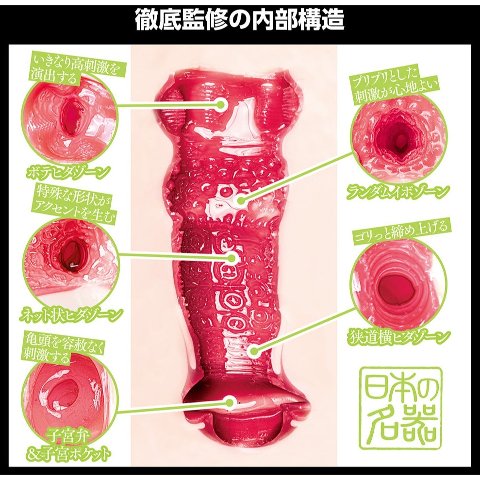 日本製 Wild One AV女優名器系列 自慰器-小花暖-細節圖4