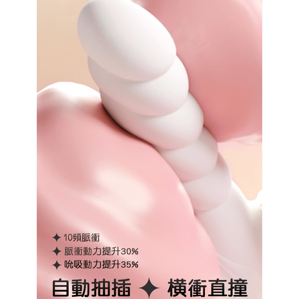 萌寵 獨角獸 脈衝吸吮 G點衝擊 按摩棒-細節圖4