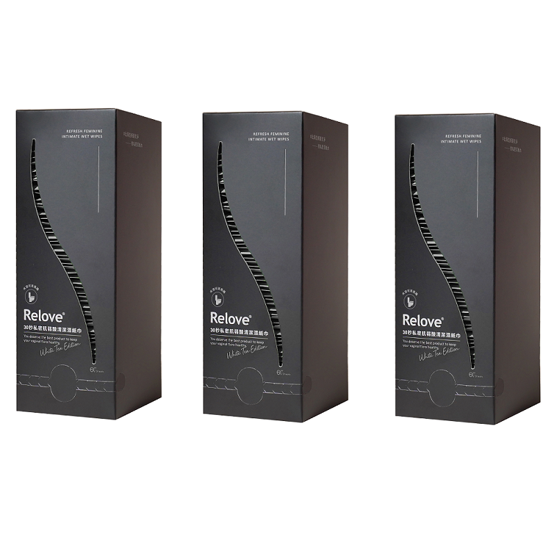 Relove 30秒私密肌弱酸 旅行單片裝 清潔濕紙巾 一盒/60入-規格圖8