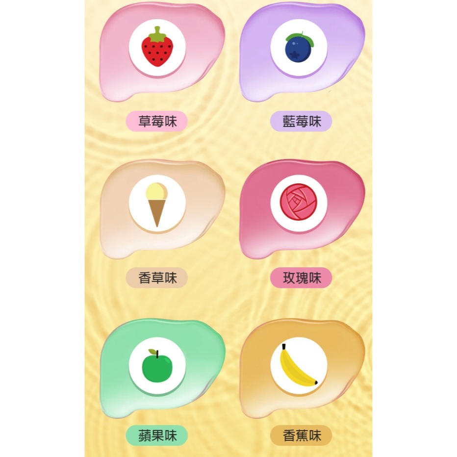 VENUS 綜合水果味 口交膜片 6片裝-細節圖4