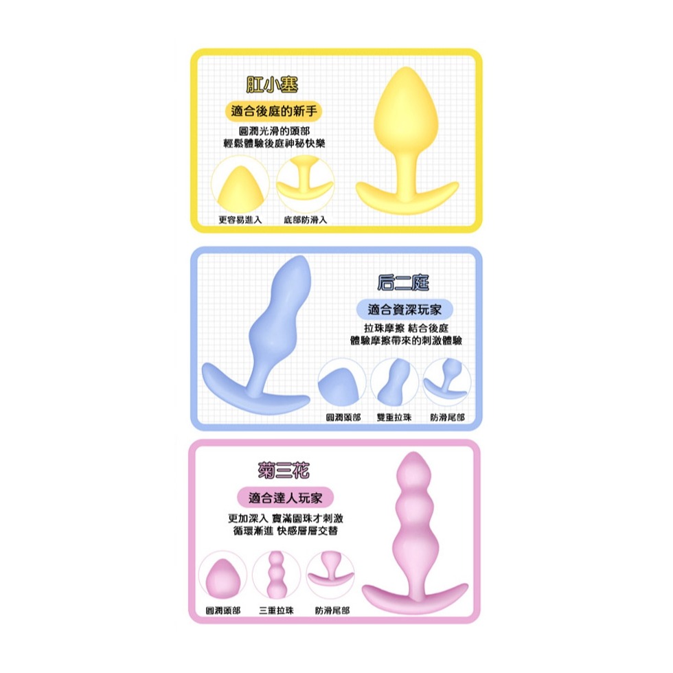 新手型 後庭 肛塞 按摩棒-細節圖5