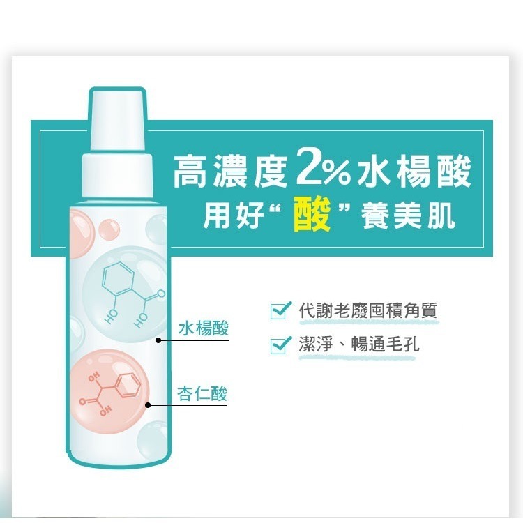 聖克萊爾 2% 水楊酸 背痘護理 噴霧 100ml-細節圖4