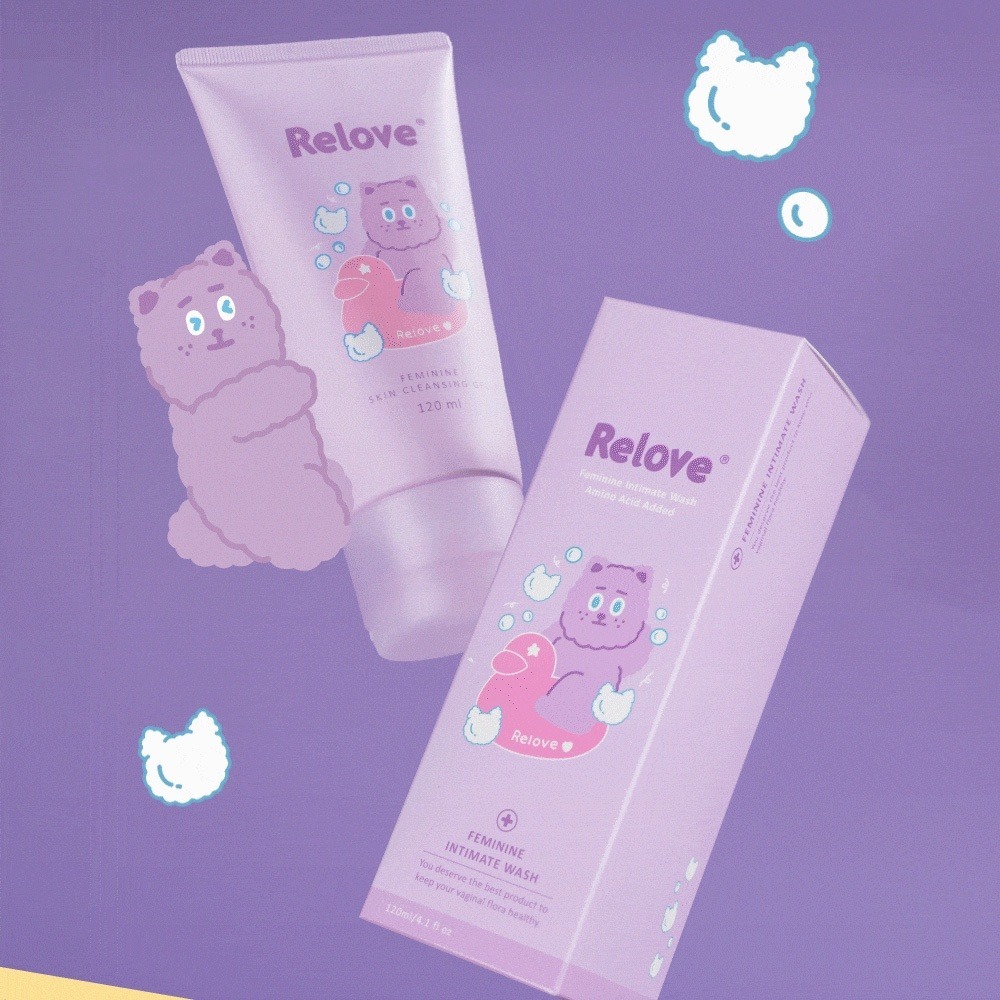 ( 三入組 ) Relove x 煎妮花聯名 胺基酸 私密清潔凝露 120ml-牡丹柚子香-細節圖2
