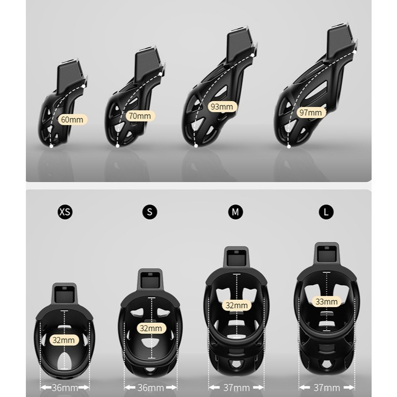 男奴-隱形穿戴 CB 陽具 鳥籠 貞操鎖-細節圖3