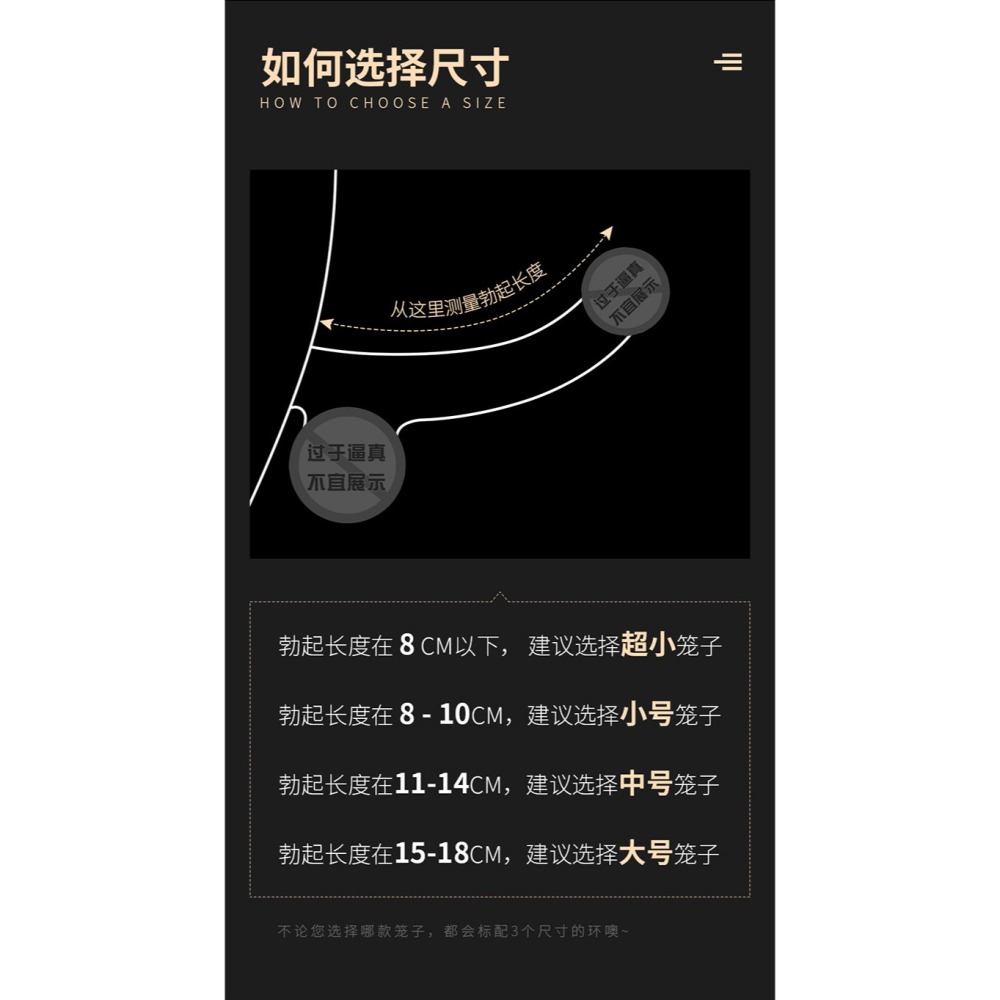 男奴-隱形穿戴 CB 陽具 鳥籠 貞操鎖-細節圖6