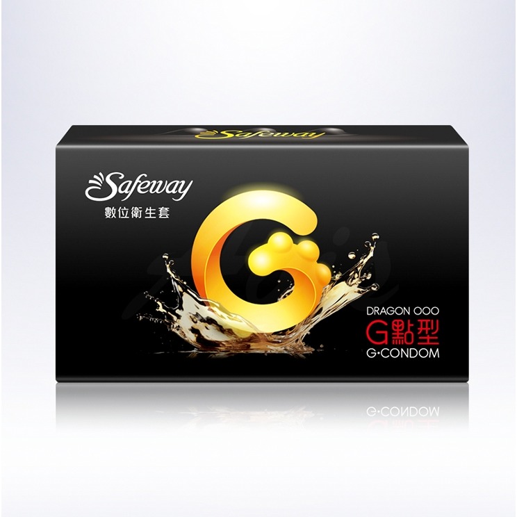 Safeway數位 龍G點型 立體凸點保險套 6入-細節圖4