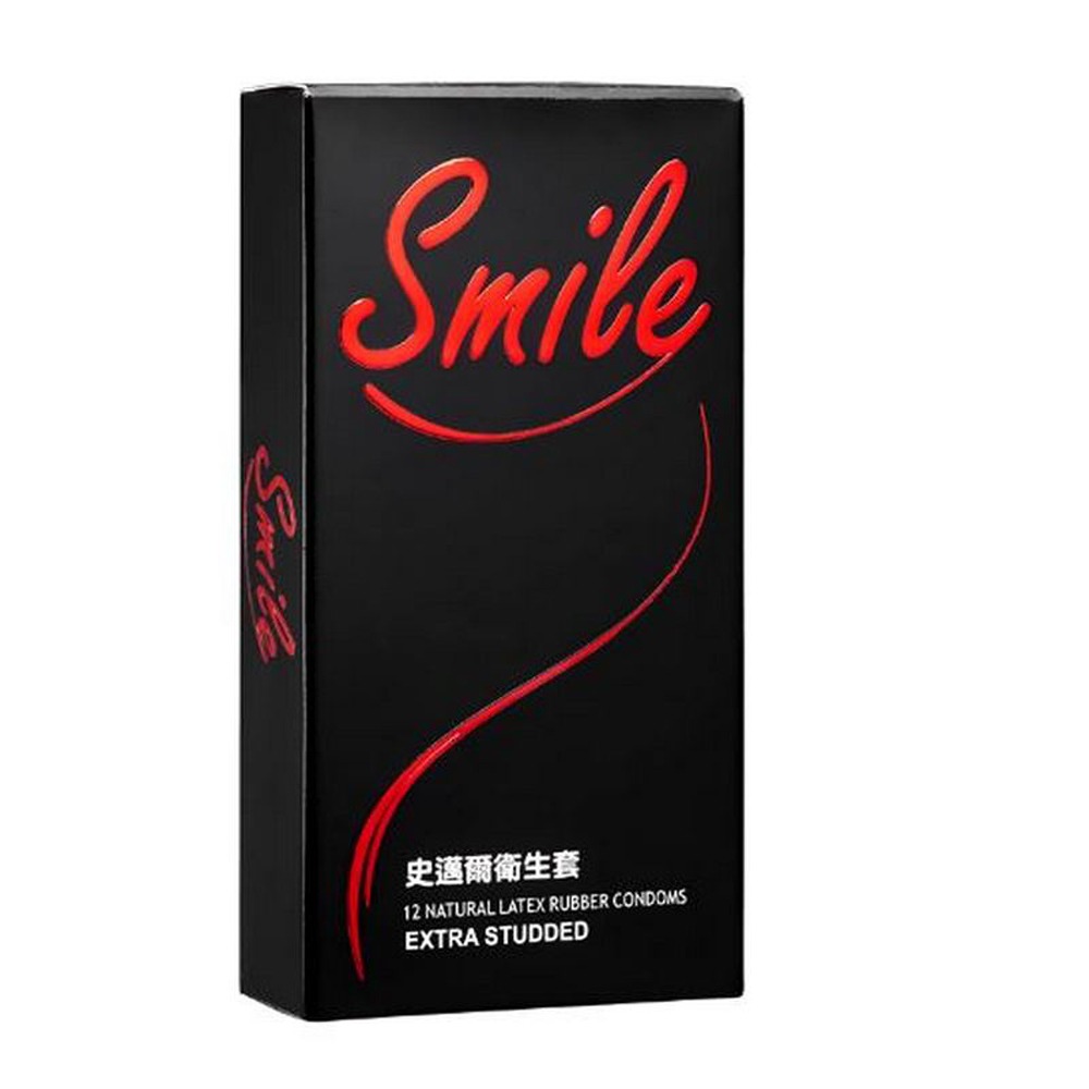 Smile史邁爾 顆粒 超薄型 飆馬型(含麻醉劑) 保險套 12入-規格圖3