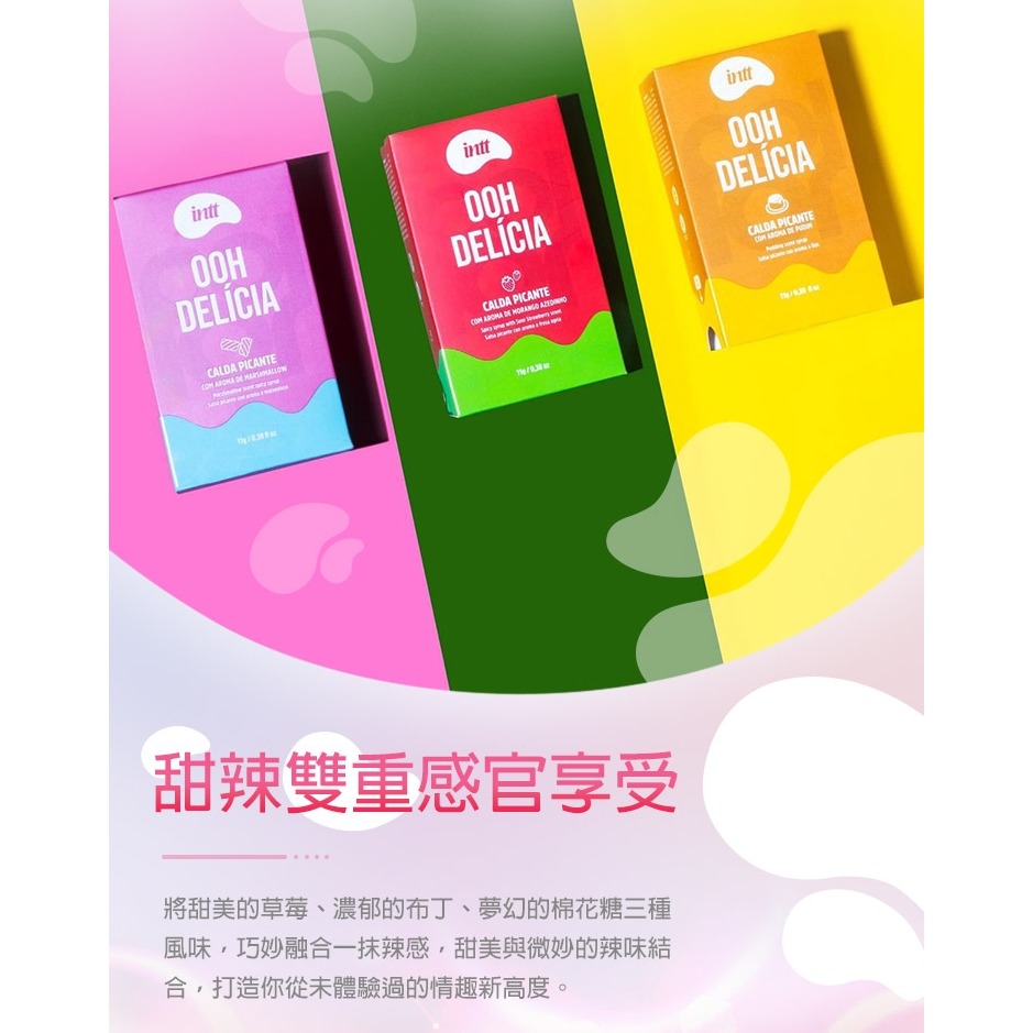 巴西Intt 熱感口交 挑逗凝露 11ml-草莓-細節圖3