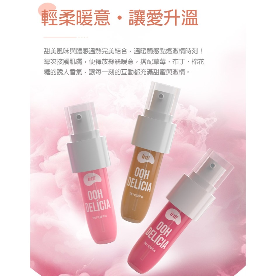 巴西Intt 熱感口交 挑逗凝露 11ml-草莓-細節圖5