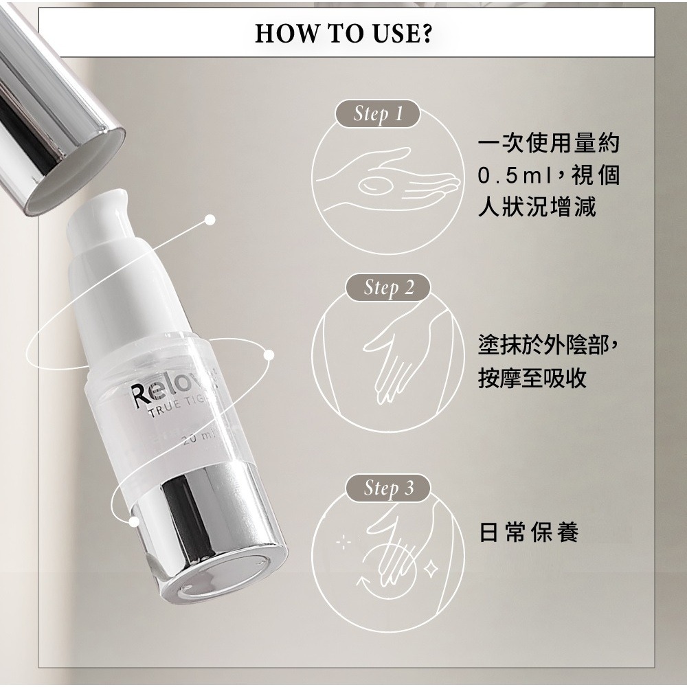 Relove 緊依偎 女性私密 凝膠 6ml +私密肌弱酸 旅行單片裝 清潔濕紙巾 60片/盒-細節圖5