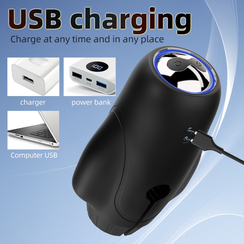 真男人 舌舔 旋轉 鍛鍊 電動飛機杯-細節圖8