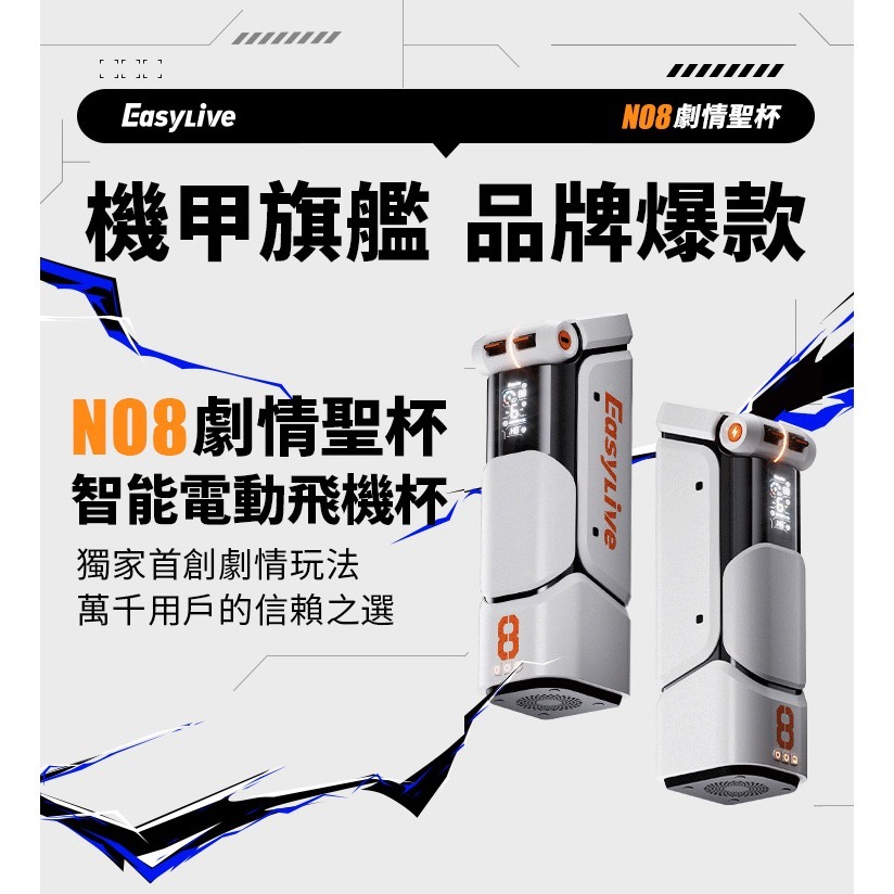 EasyLive  智能電動 劇情互動飛機杯 NO8-細節圖2