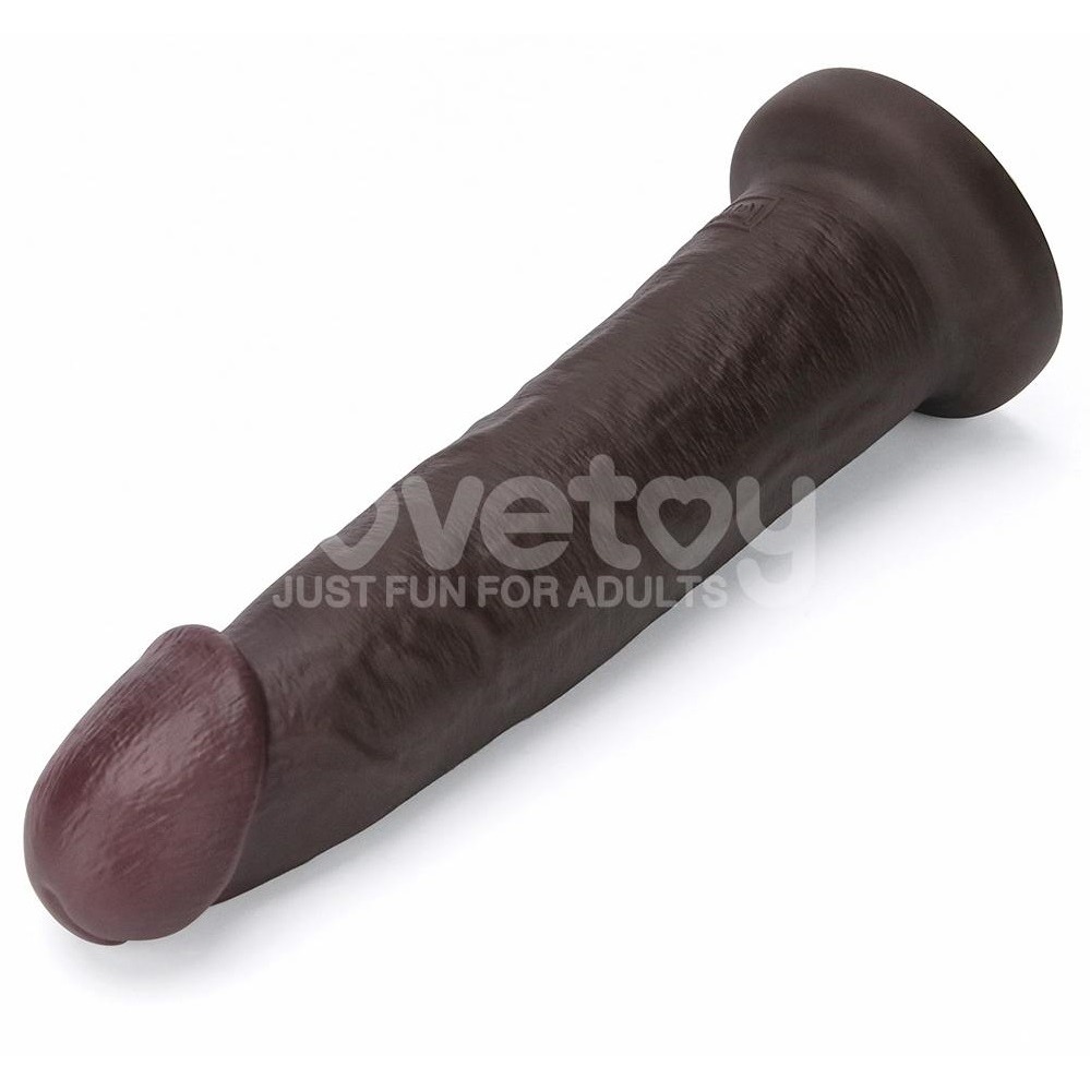 9吋滑皮 吸盤老二 按摩棒 20.7cm ProII-黑-細節圖3