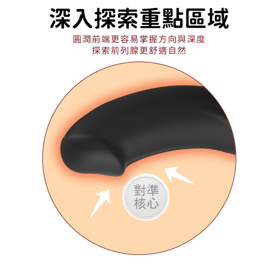 Fun Factory 霸總 THE BOSS STUB 吸盤式按摩棒-黑-細節圖3