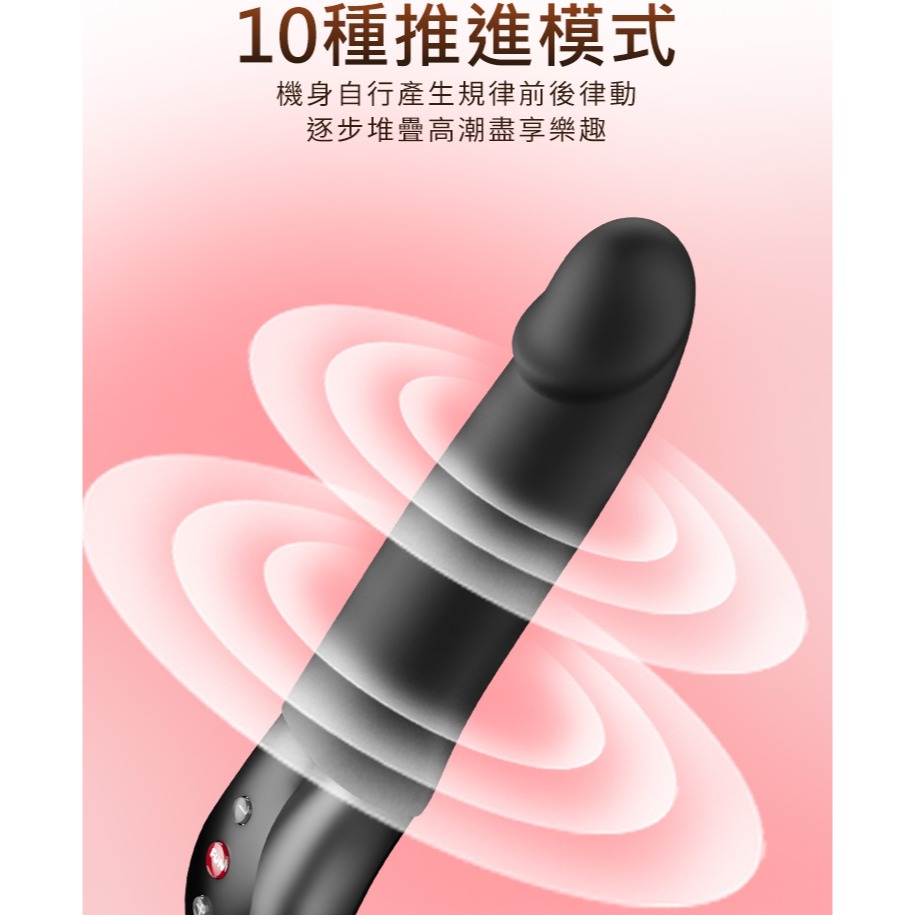 Fun Factory 深感 STRONIC REAL G點 脈衝按摩棒-暗黑-細節圖4