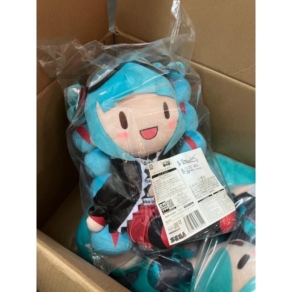 SEGA初音未來hero 英雄初音 MIKU 魔法未來 2023 絨毛布偶L 軟軟 30cm 保證正版-細節圖2