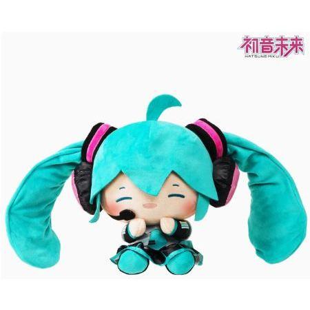 保證正版 初音未來 樂不可支系列毛絨公仔 公仔 娃娃 雙馬尾 可彎曲-細節圖2