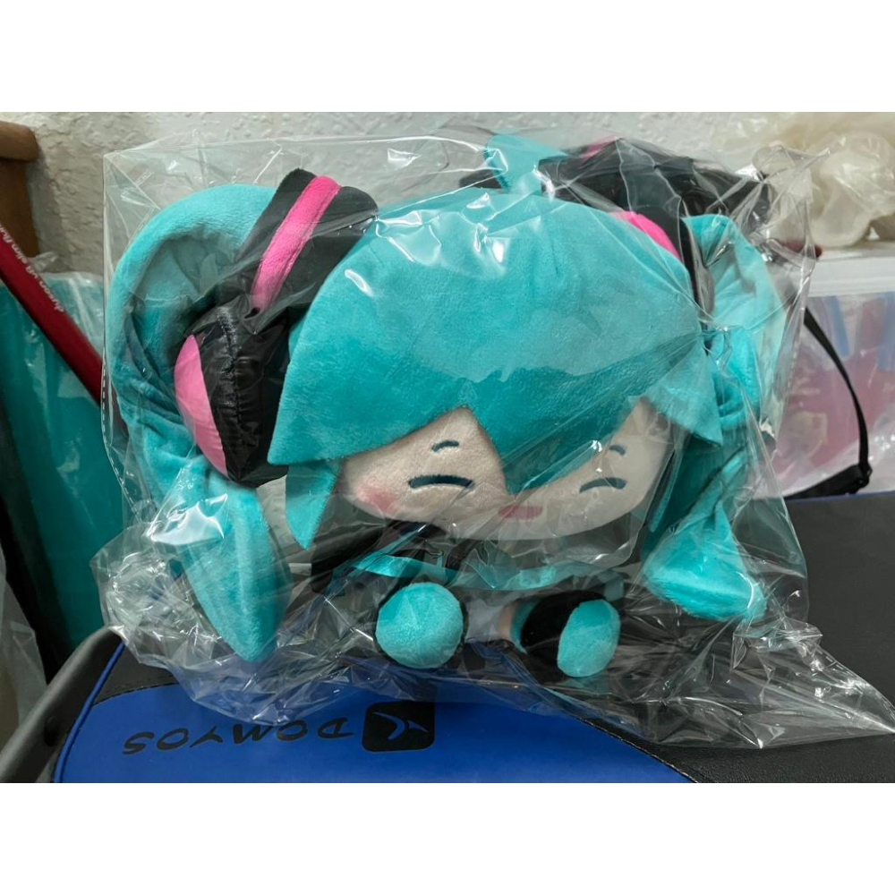 保證正版 初音未來 樂不可支系列毛絨公仔 公仔 娃娃 雙馬尾 可彎曲-細節圖4