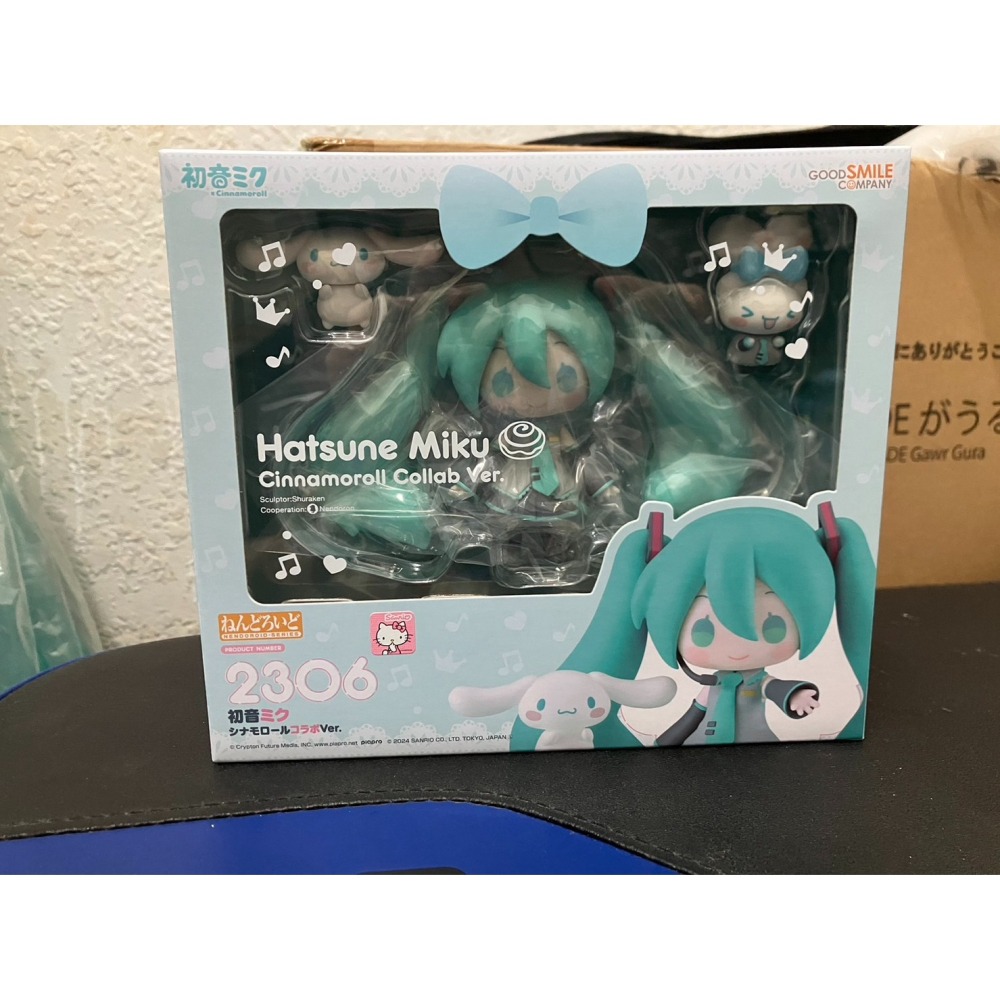 GSC 黏土人 2306 初音未來 MIKU x 大耳狗喜拿 聯名 Ver. 初音 世界巡迴 PVC-細節圖2