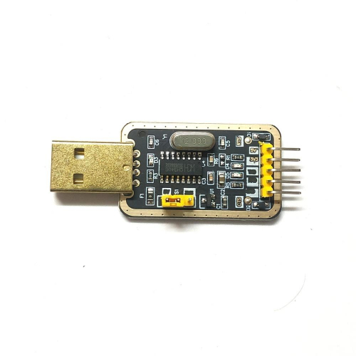 USB轉TTL 3.3/5V 可切換 STC晶片 土豪金 CH340G