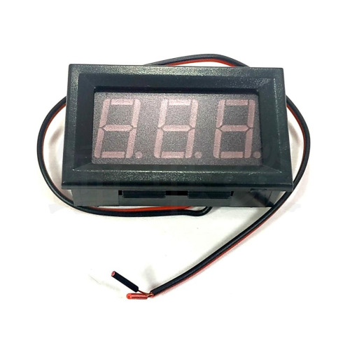 【馨月】DC 電壓錶頭 電壓表 數位直流電壓表 0.56吋 LED 電壓錶 DC4.5V 30.0V 反接保護 自動控制
