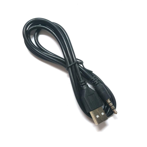 AUX 音源3.5mm(公) 轉USB(公) 3環4節 充電 訊號 線