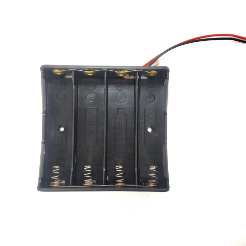 【馨月】並聯 18650帶線電池盒 4節 電池盒 電池座 DIY 18650