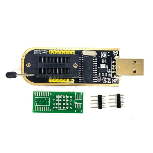【馨月】CH341A 燒錄器 USB 主機板路由液晶 BIOS FLASH 24 25 燒錄器