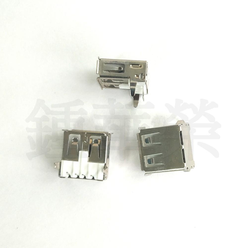 【馨月】USB A型 90度 母座 配件 連接頭 焊式 焊接 DIY 電子零件 電腦材料 母頭