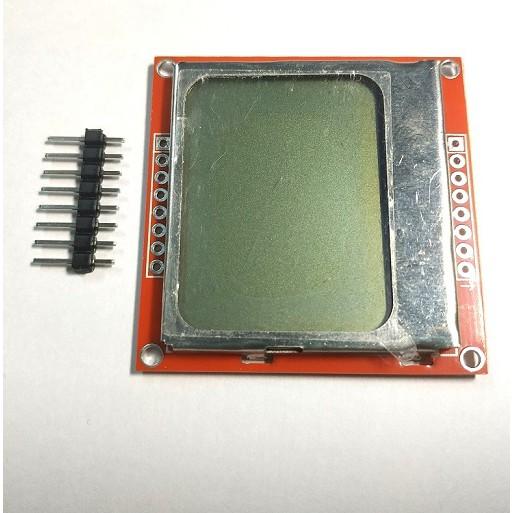 【萍萍】5110 紅屏 藍屏 單片機用 Nokia LCD液晶屏模組 可提供資料-細節圖2