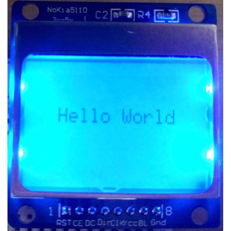 【萍萍】5110 紅屏 藍屏 單片機用 Nokia LCD液晶屏模組 可提供資料-細節圖3