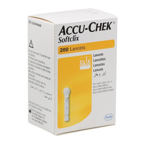 Accu-Chek羅氏 舒柔採血針 200入/盒 (扁針 羅氏專用採血針)