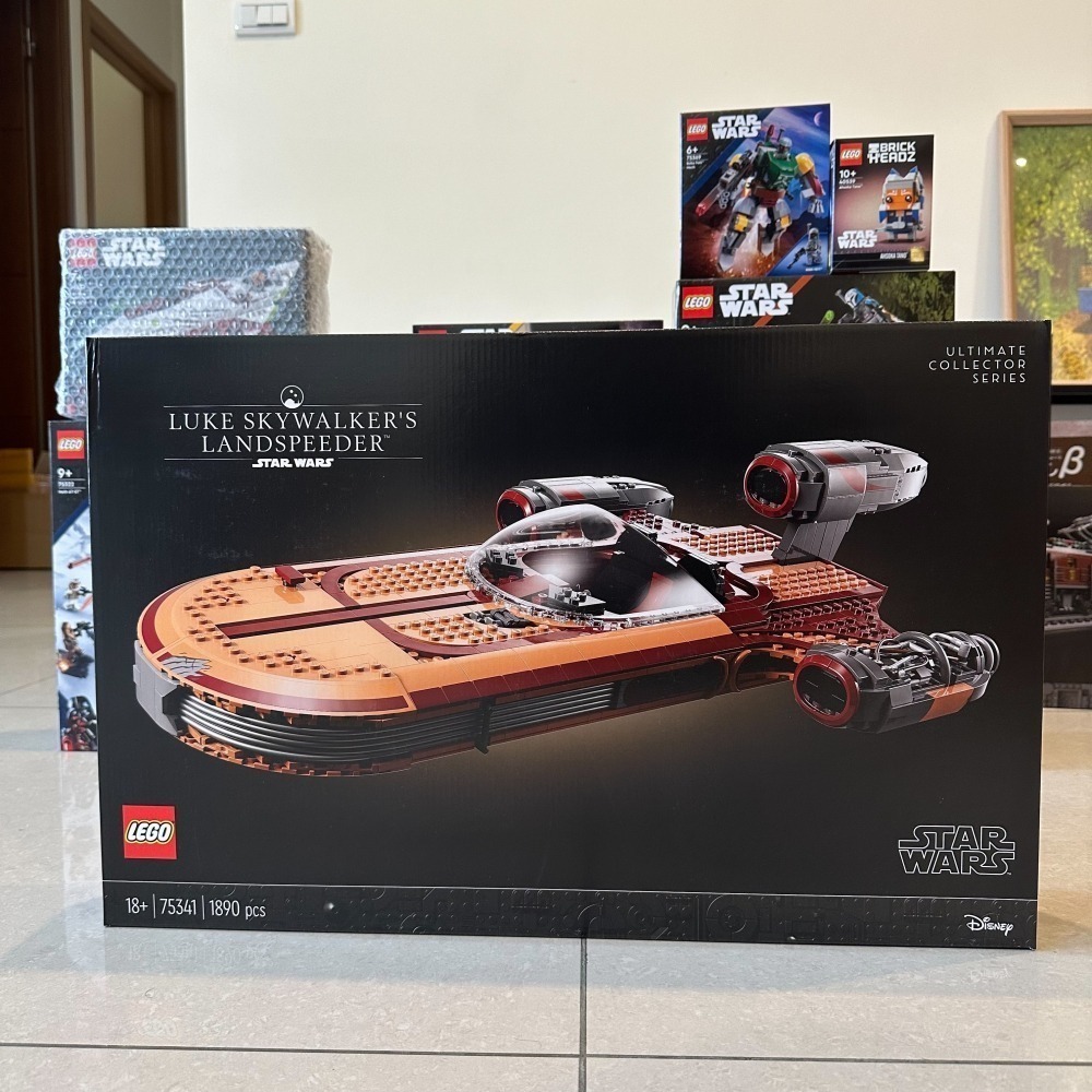 LEGO 樂高 75341 Luke Skywalker＇s Landspeeder™ 路克陸行艇 全新未拆 一角微壓-細節圖3