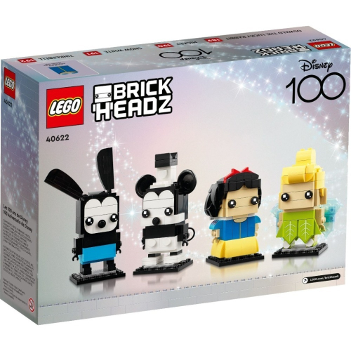 LEGO 樂高 40622 迪士尼 100 周年慶祝 Disney 100th Celebration 大頭全新未拆好盒