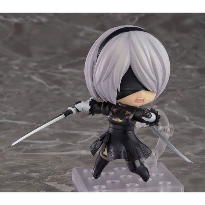 全新現貨 代理版 GSC 黏土人1475 NieR:Automata 2B（寄葉二號B型）再販 可動 完成品-細節圖3