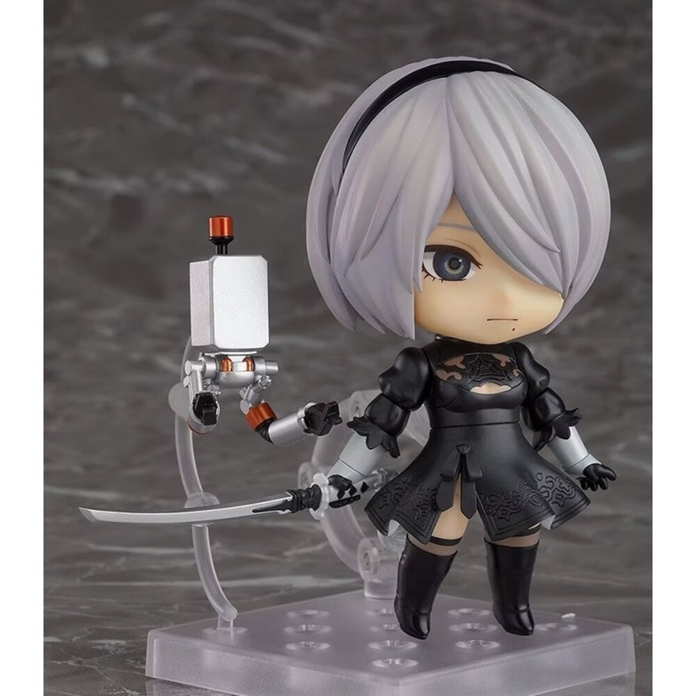 全新現貨 代理版 GSC 黏土人1475 NieR:Automata 2B（寄葉二號B型）再販 可動 完成品-細節圖4