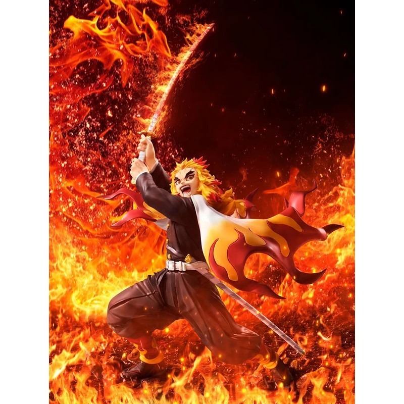 【全新現貨代理版】 BellFine 鬼滅之刃 煉獄杏壽郎 一般版 PVC 完成品-細節圖5